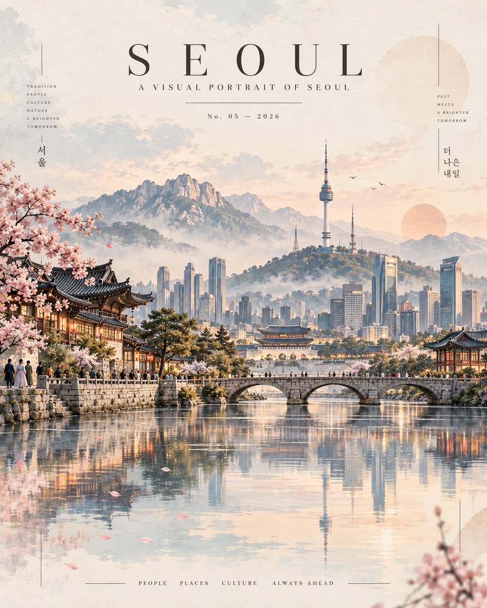 创作一幅高端 4:5 竖版当代旅行艺术作品,以 [COUNTRY] 为主题,呈现为精致、富有氛围感的编辑级艺术印刷品。将这个国家重新构想为一个统一、如梦似幻的整体景观,而非多个独立地标的拼凑。...