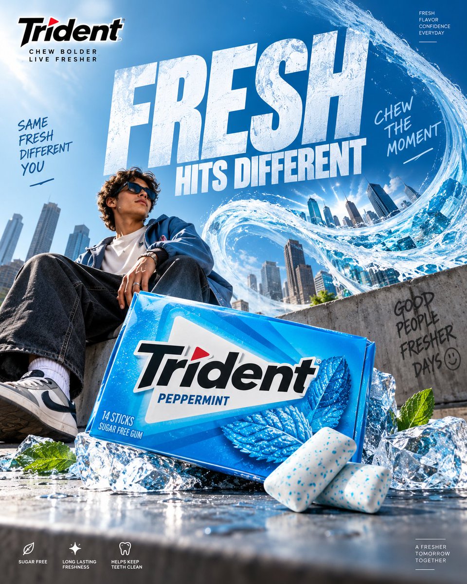 TRIDENT。担任社交媒体艺术总监与数字拼贴艺术家，专长于高端快消品广告、高端糖果营销活动、商业产品摄影、大胆的编辑构图、超现实视觉叙事以及具有文化相关性的 Instagram 内容。 阶段...