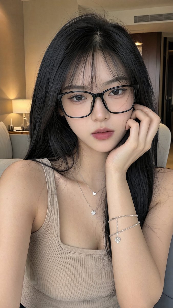 [GPT Image 2 提示词] | ar 9:16 4K High 创建于 @TopviewAIhq @topviewaijp #Topview 一张年轻东亚女性的近距离自拍肖像，瓷白肤色...