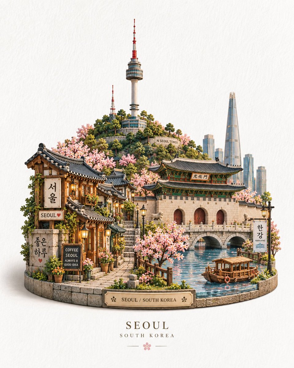 [CITY] = [....] [COUNTRY] = [.....] [ICONIC STRUCTURE] = [Auto] [SEASON] = [Spring] 创建一个充满奇趣的手工微...