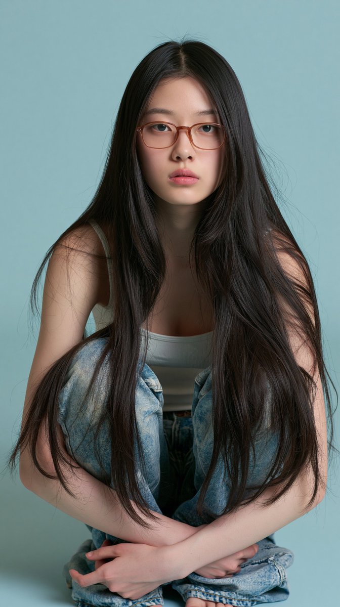 [Midjourney v8.2 提示词] | ar 9:16 2K Ultra 创建于 @TopviewAIhq @topviewaijp #Topview 一位年轻的东亚女性,年龄在十八九...